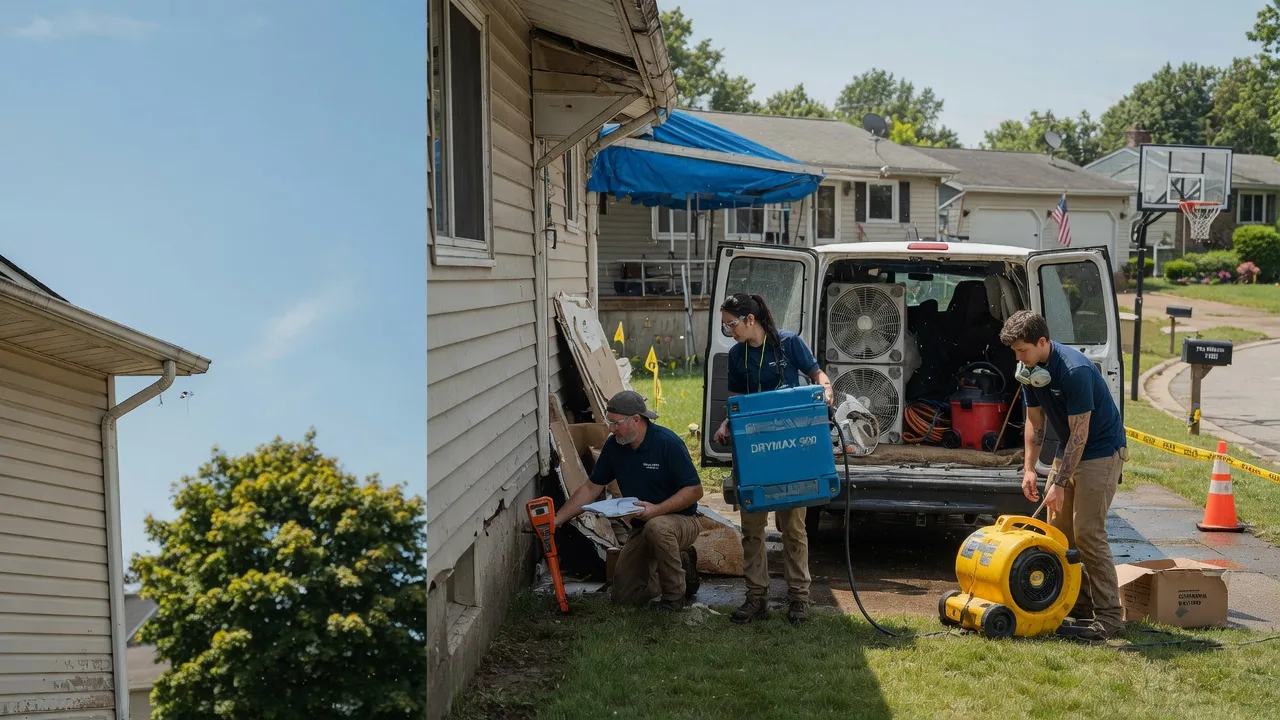 Ceiling Leak Cleanup in Hales Corners, WI near me