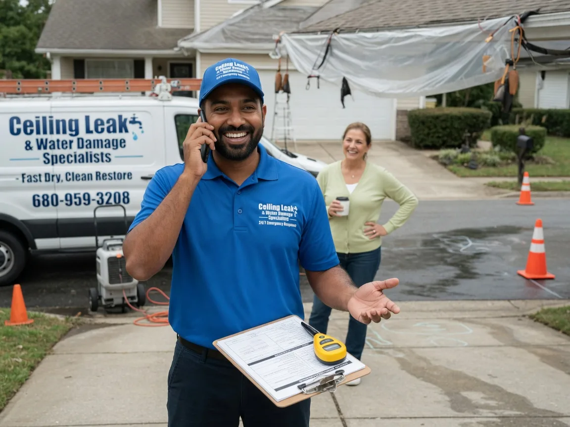 Ceiling Leak Cleanup Hales Corners, WI FAQs